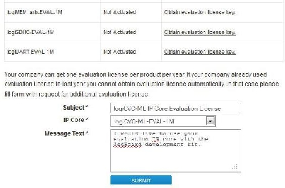 License Request to Xylon Tech Support